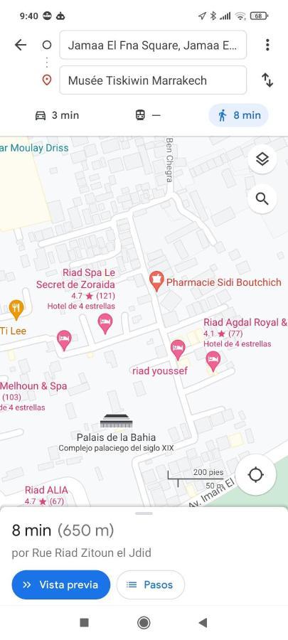 Hostel Sbai Marakeş Dış mekan fotoğraf